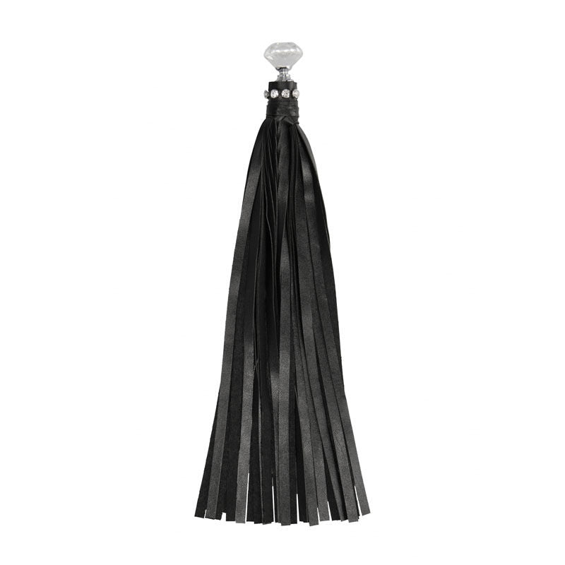 Ouch! diamond studded flogger - Product front view  | Flirtybay.com.au